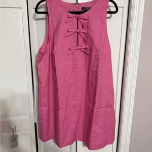 J. Crew Dress in Vibrant Pink